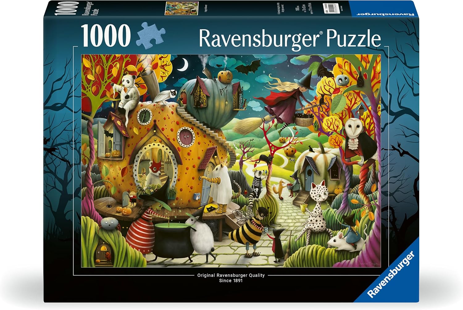 Thumbnail 1 de Ravensburger Happy Halloween Jigsaw Puzzle (1000 Pieces) for Adults and Kids 12+