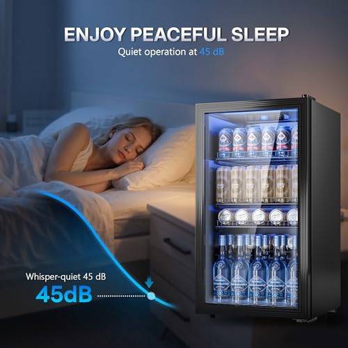 Detalle de TRIUMPHKEY 90L Drinks Fridge with Glass Door
