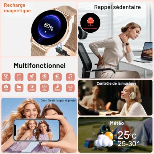 Thumbnail 6 de Jugeman Montre Connectée Femme – Élégance et énergie au poignet