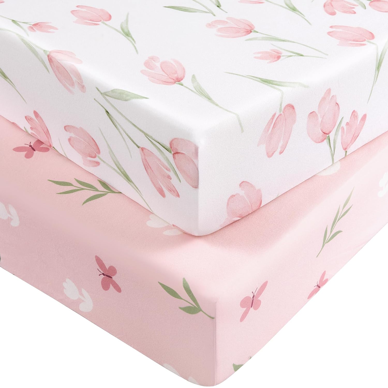 Detalle de Nyessmee Fitted Crib Sheets 52 x 28 Inches