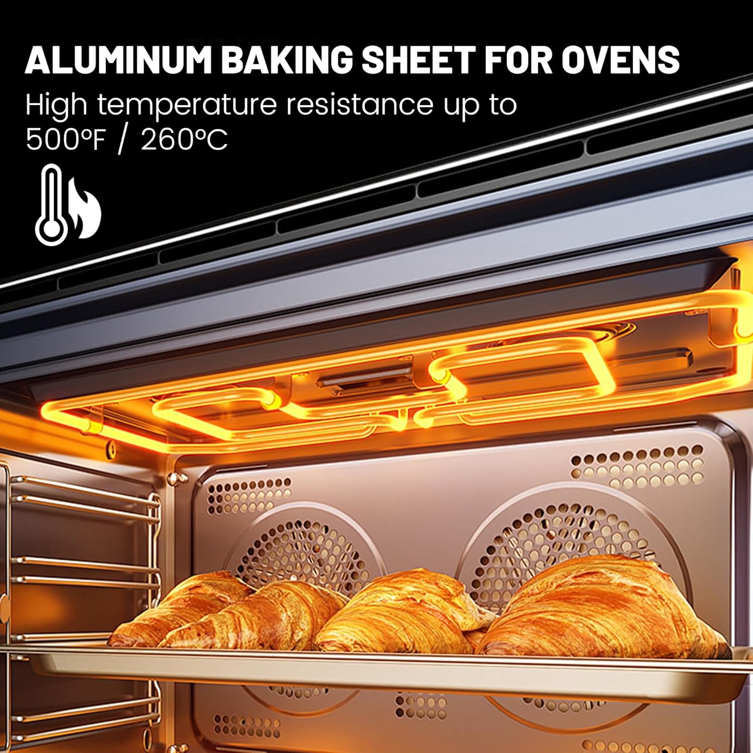Thumbnail 6 de BIEAMA 12 Pack Full Size Baking Sheet 26"×18