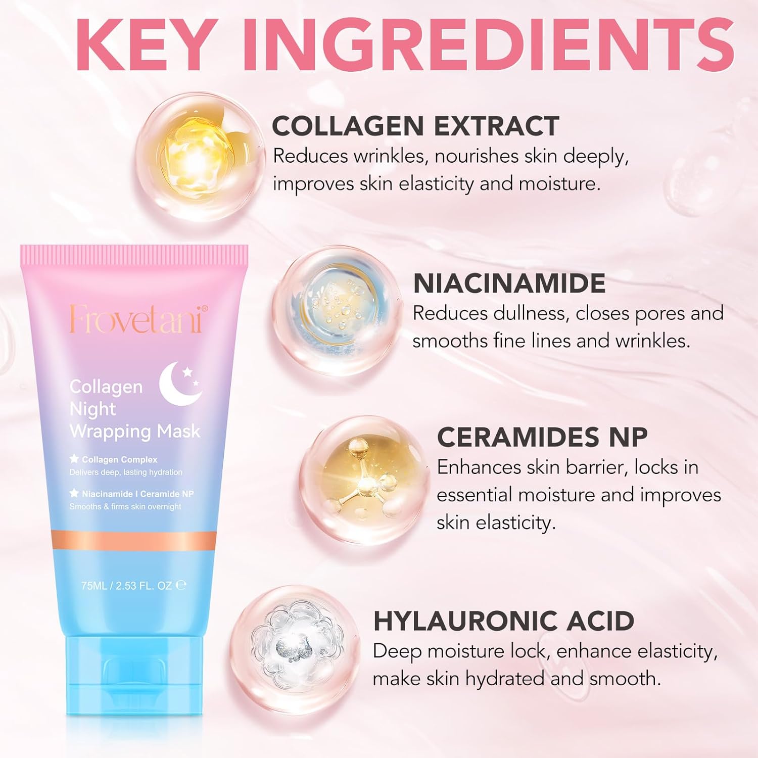 Detalle 2 de GMOLARSUSCO Collagen Night Wrapping Mask 75 ml