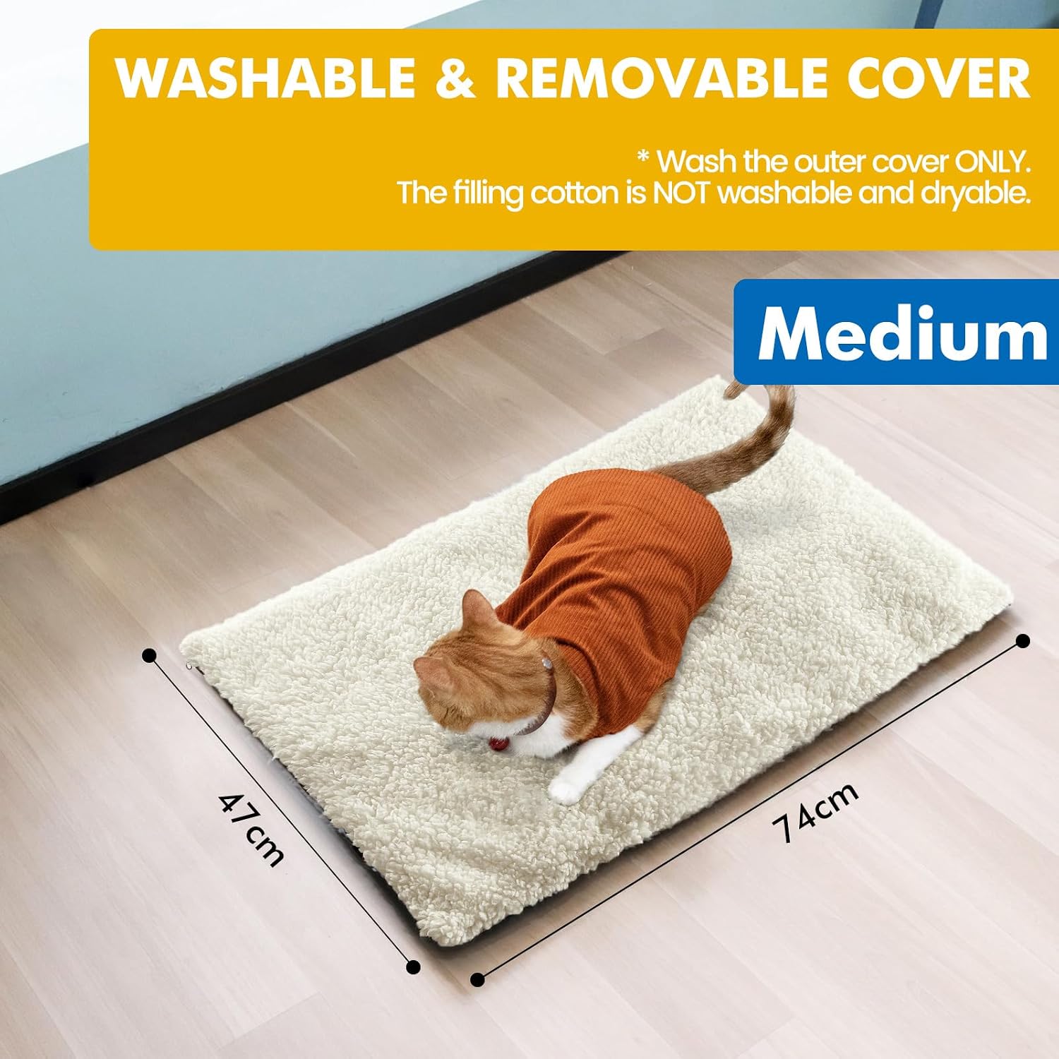 Thumbnail 5 de MORA PETS Self Heating Bed 74x47cm