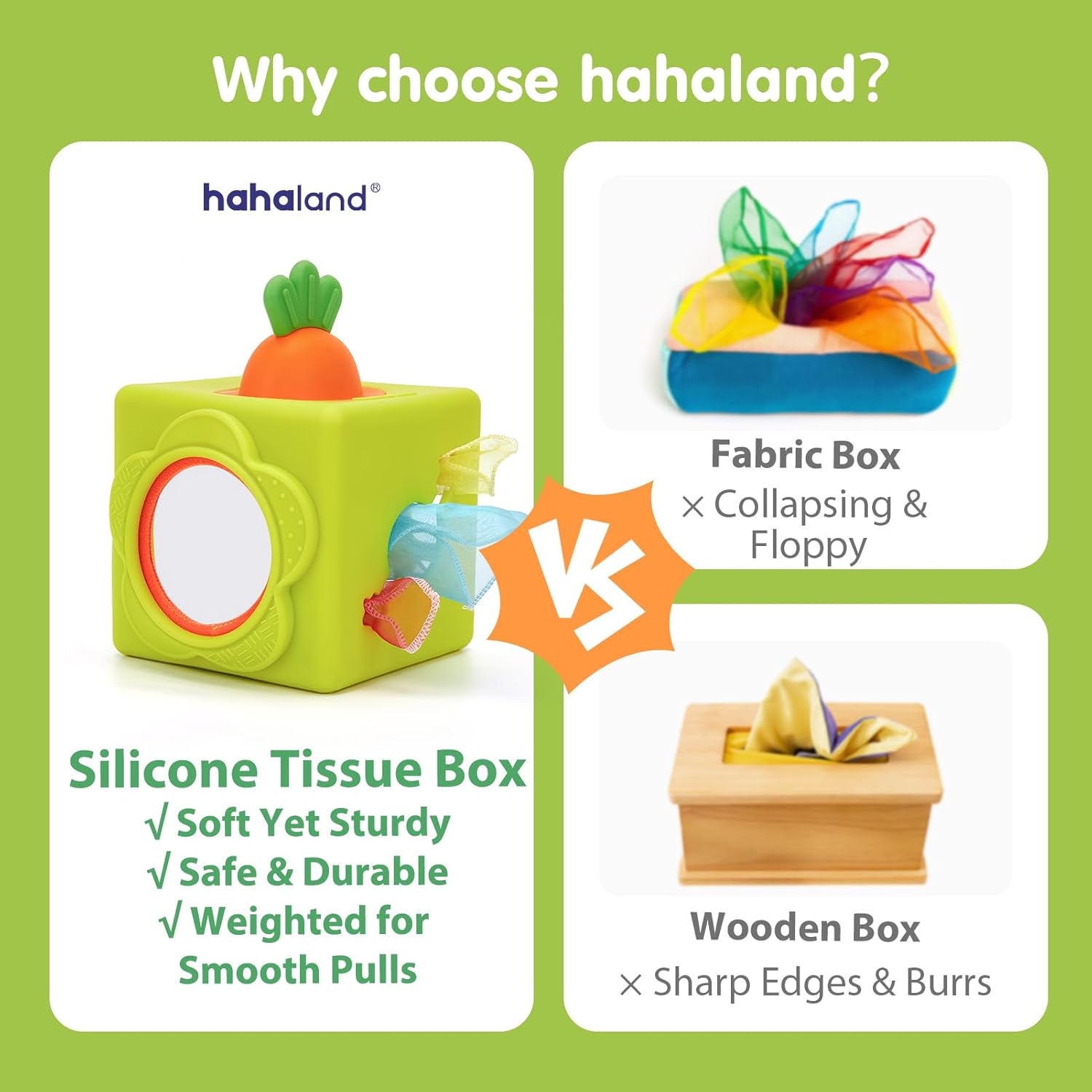 Thumbnail 4 de hahaland Baby Tissue Box Toy