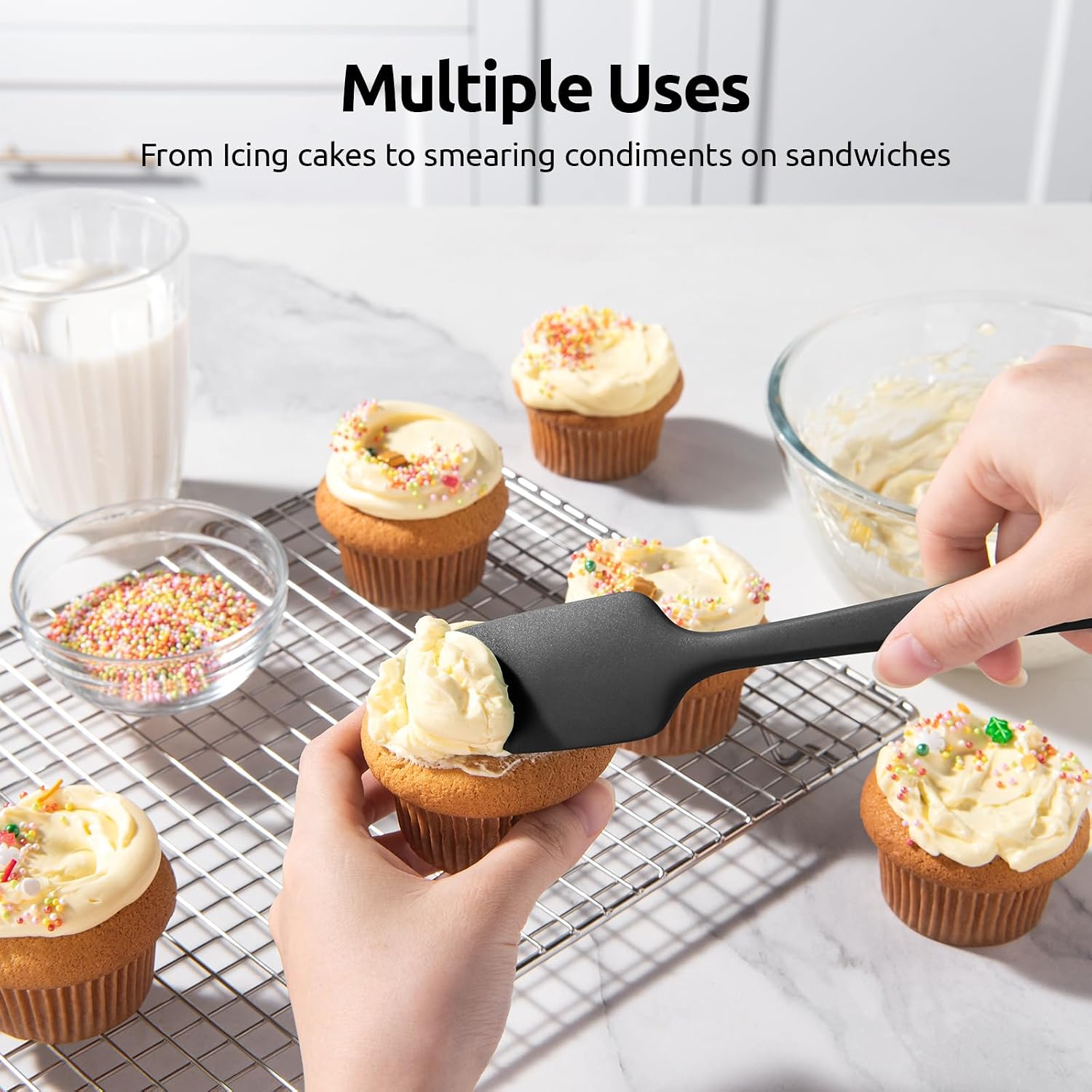 Thumbnail 6 de U-Taste Silicone Spatula Set 4pc, 315°C heat resistant