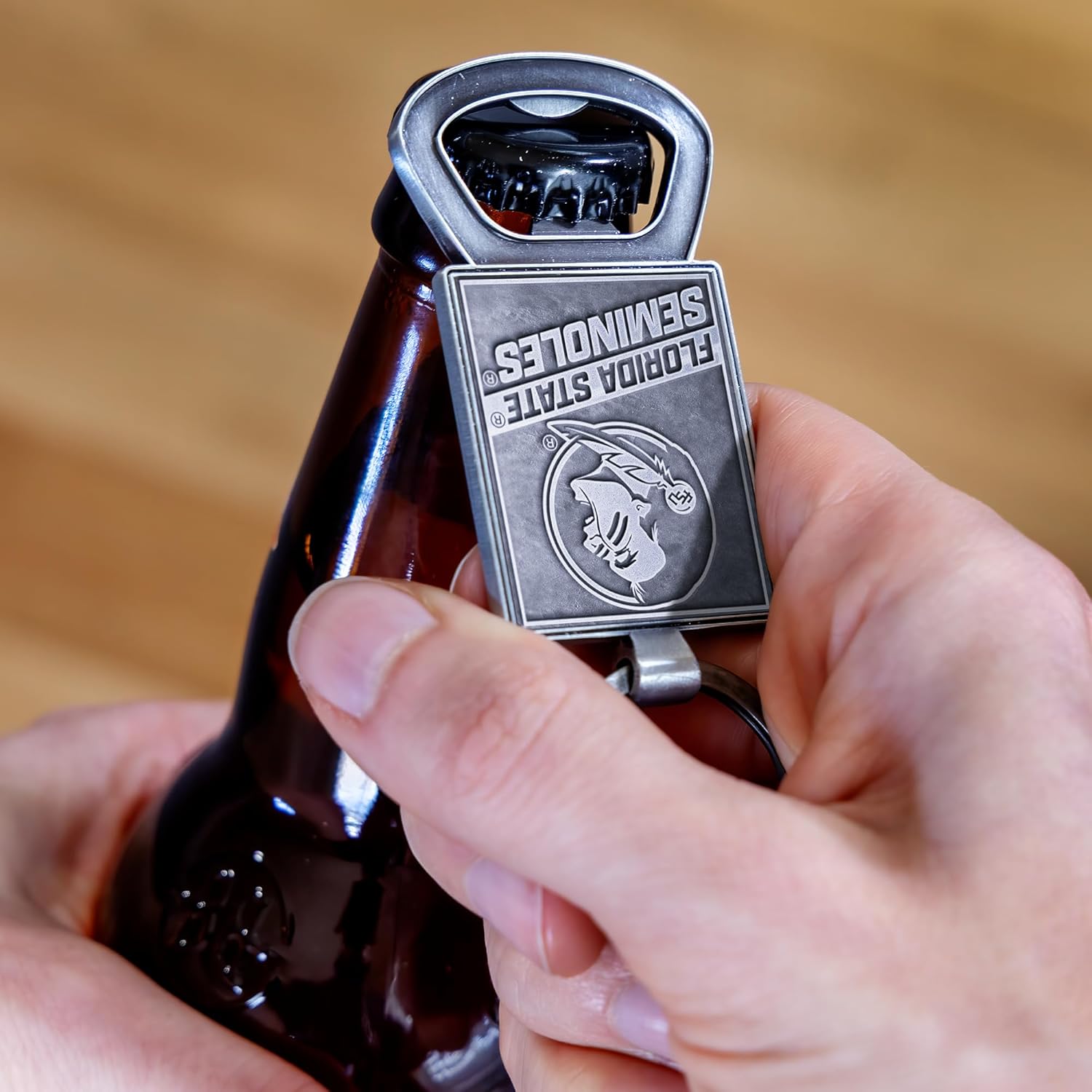 Thumbnail 4 de Rico Industries NCAA Pewter Style Bottle Opener Keychain