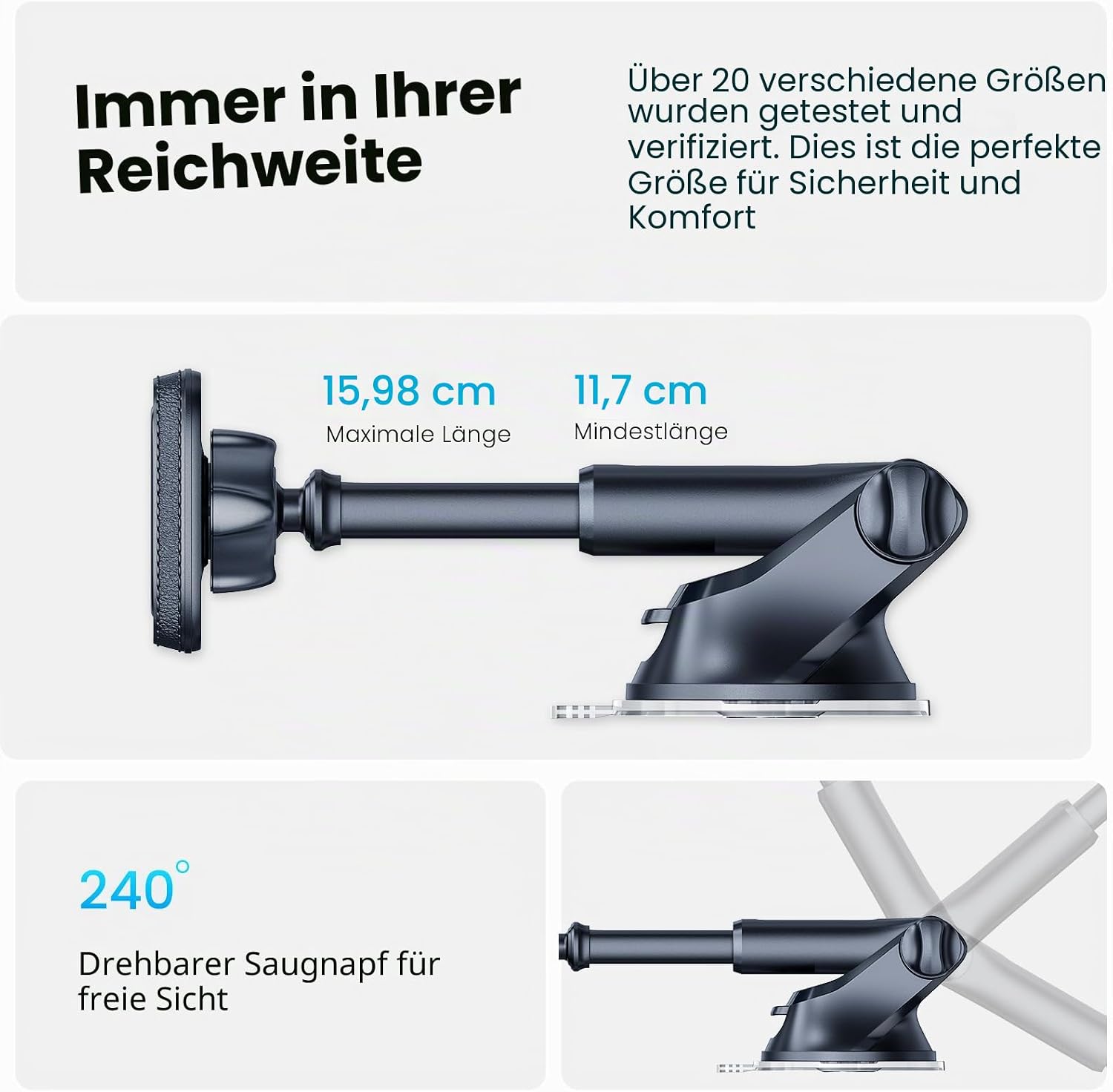 Detalle 2 de APPS2Car APPS2Car Magnet Handyhalterung für Auto