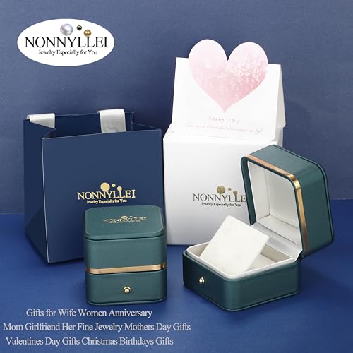 Thumbnail 6 de NONNYLLEI Pearl Necklace — 10–11mm Freshwater Pearls, 18in Gold-Plated Chain