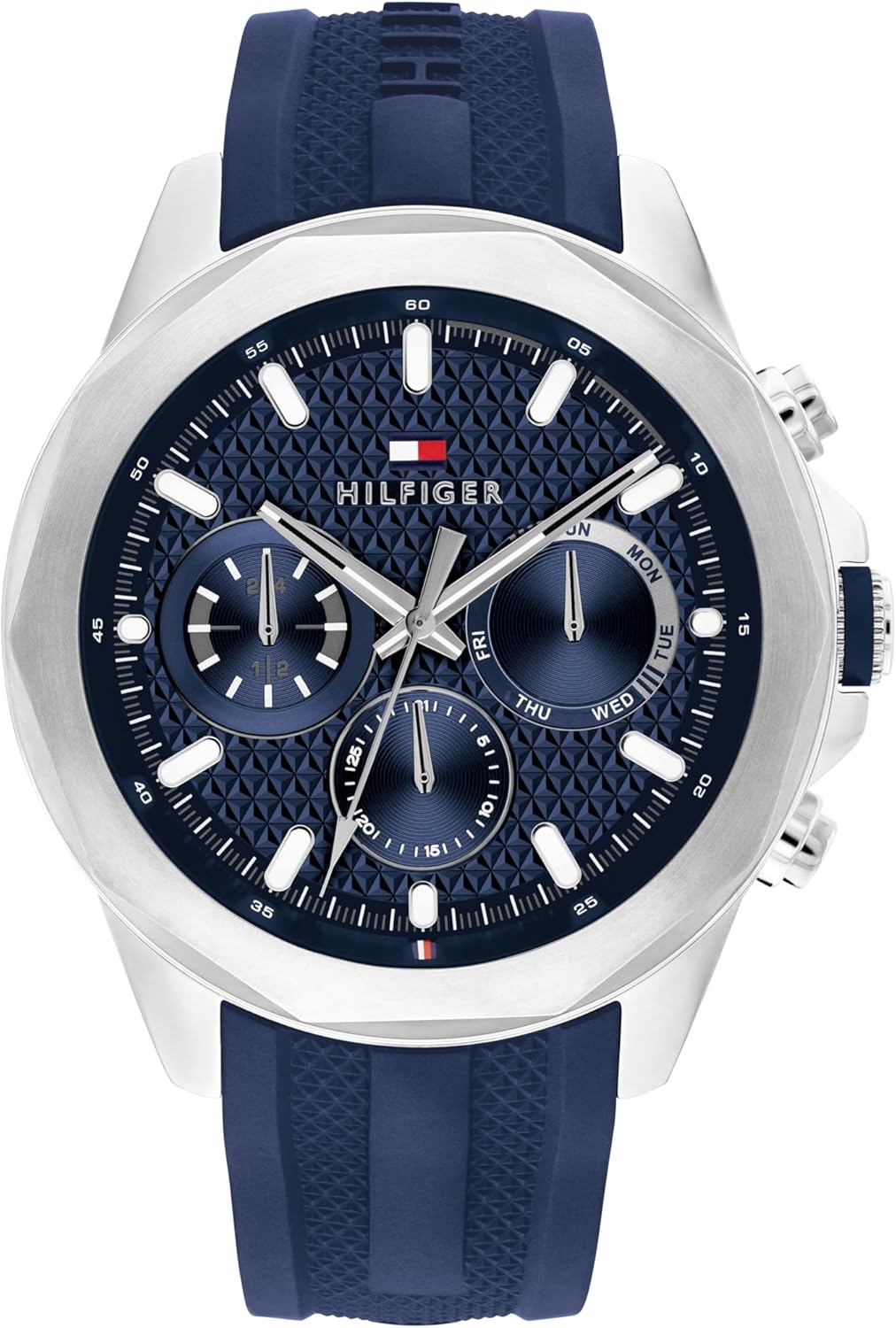 Thumbnail 6 de Tommy Hilfiger Analog-Multifunktions-Quarzuhr für Herren mit Edelstahl- oder Silikon- oder Lederband
