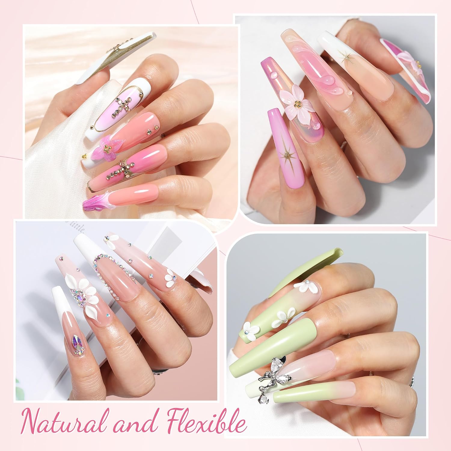 Thumbnail 1 de UNA GELLA Coffin Nail Tips, 504-Piece Set