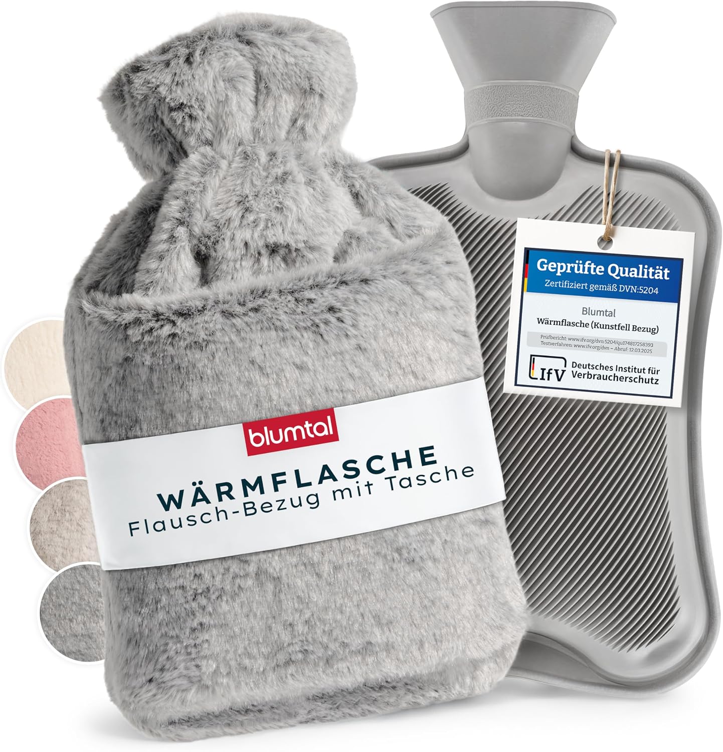 Detalle de Blumtal Premium Wärmflasche 1,5 L