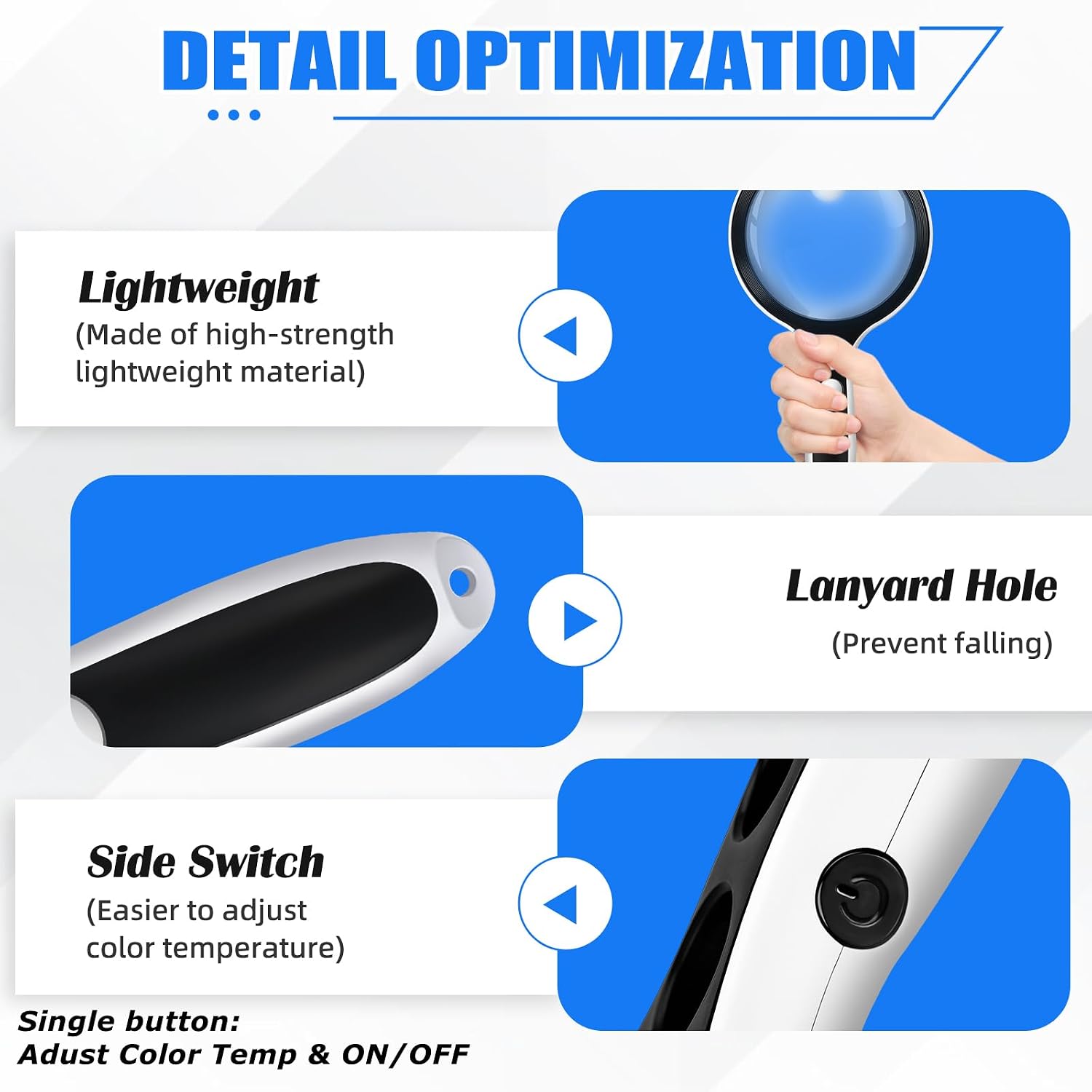 Thumbnail 4 de Lighted Magnifying Glass, 5-Inch Lens