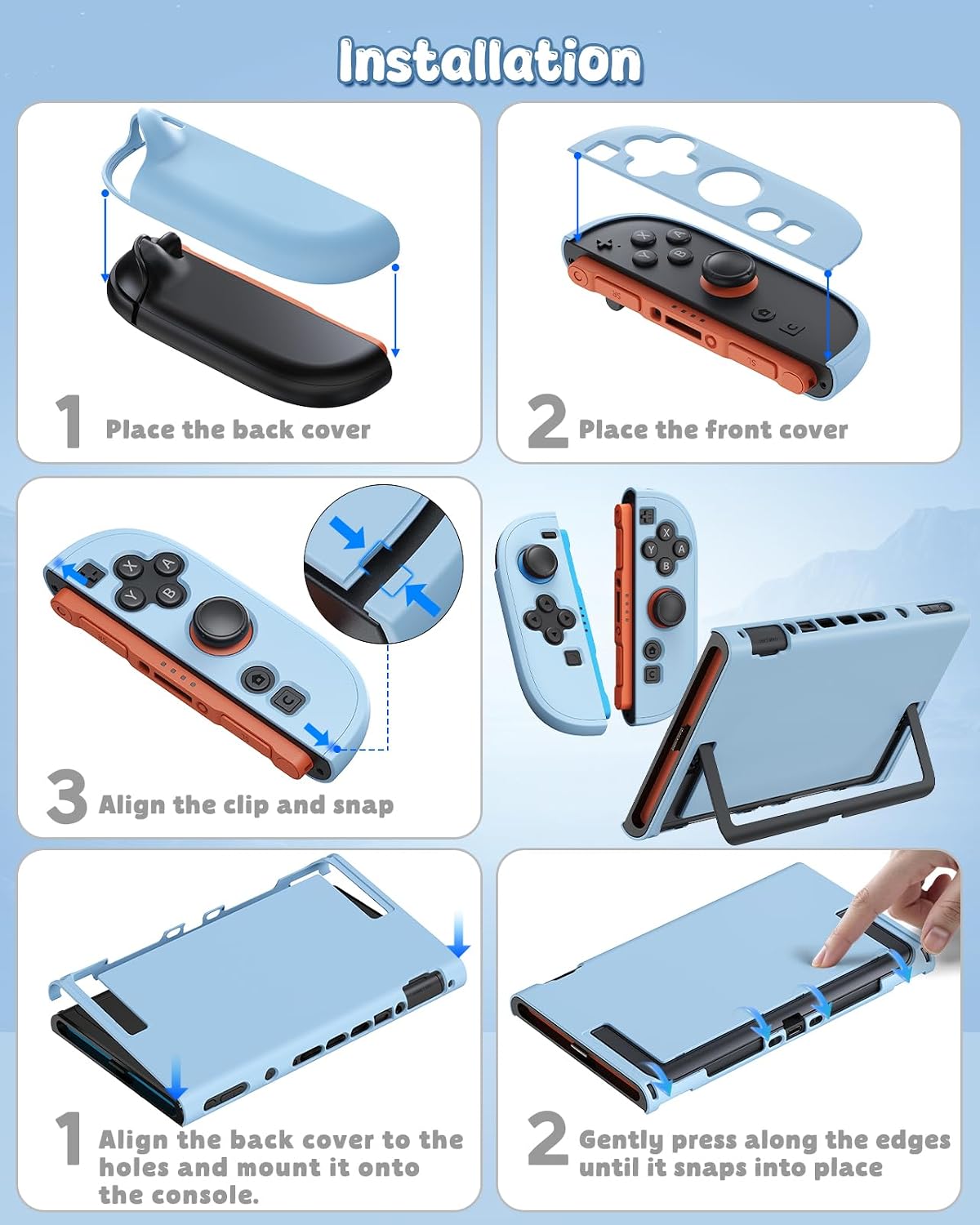 Thumbnail 3 de FYOUNG Switch 2 Cover Case & Screen Protector Dockable Shell
