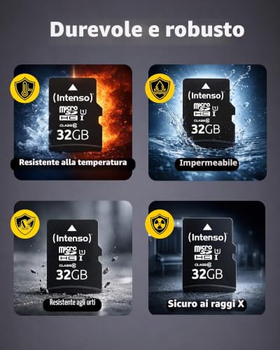 Thumbnail 6 de Intenso Premium Scheda di Memoria microSDHC da 32 GB Class 10 UHS-I (con Adattatore SD)