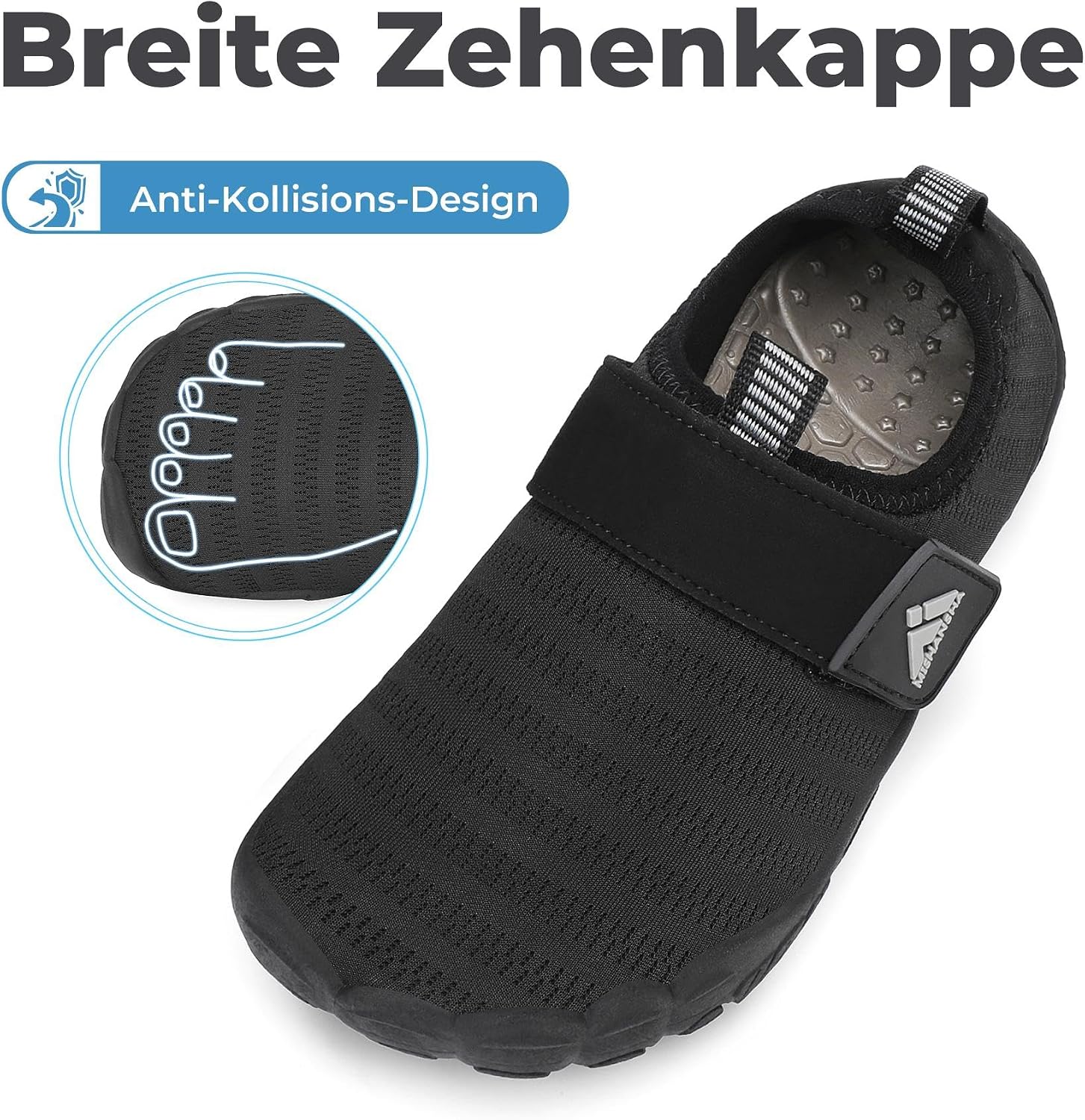 Detalle 2 de Mishansha Chaussures Aquatiques Enfant Taille 24-35 EU