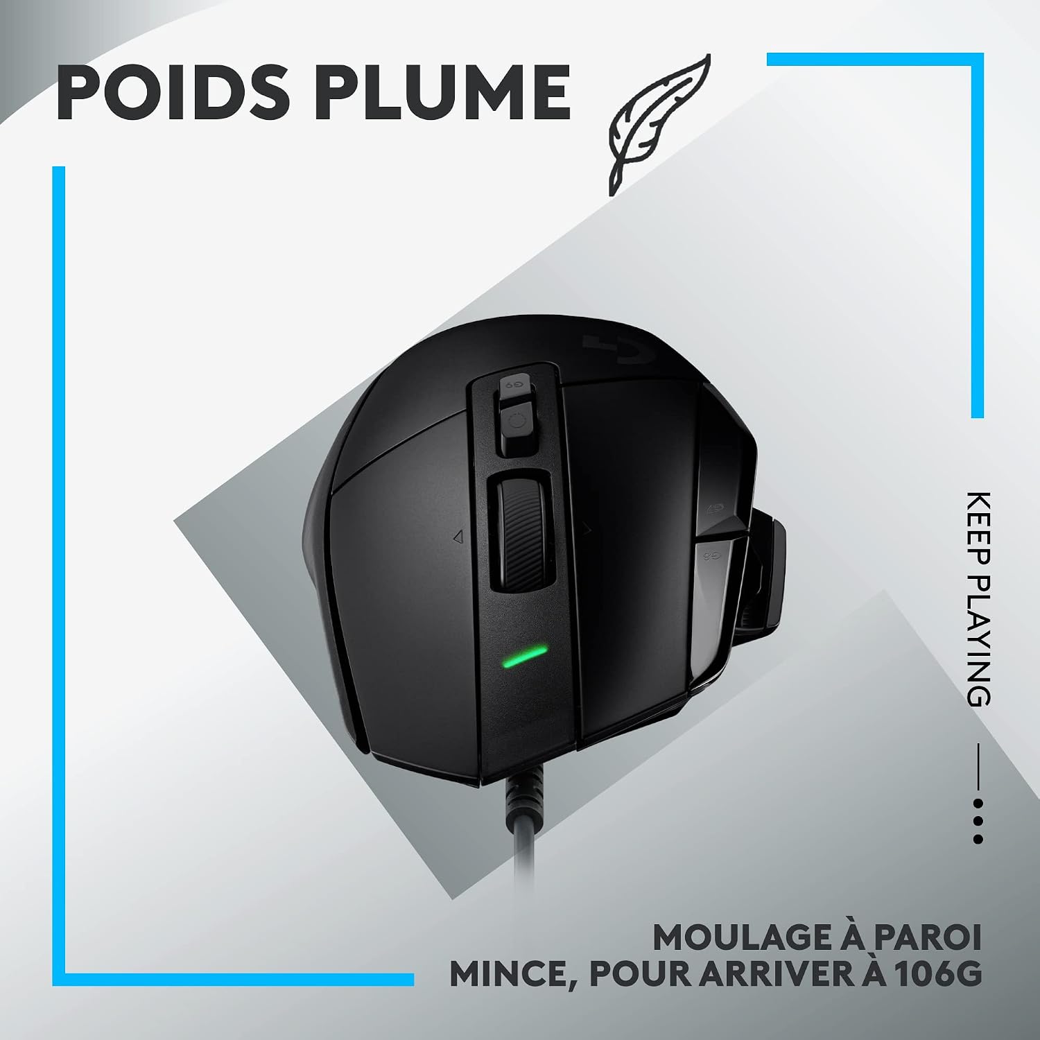 Detalle de Logitech G502 X – Souris Gaming Filaire de précision réinventée