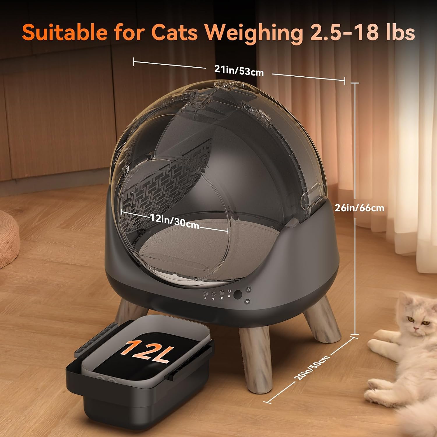 Detalle de Self-Cleaning Litter Box G1