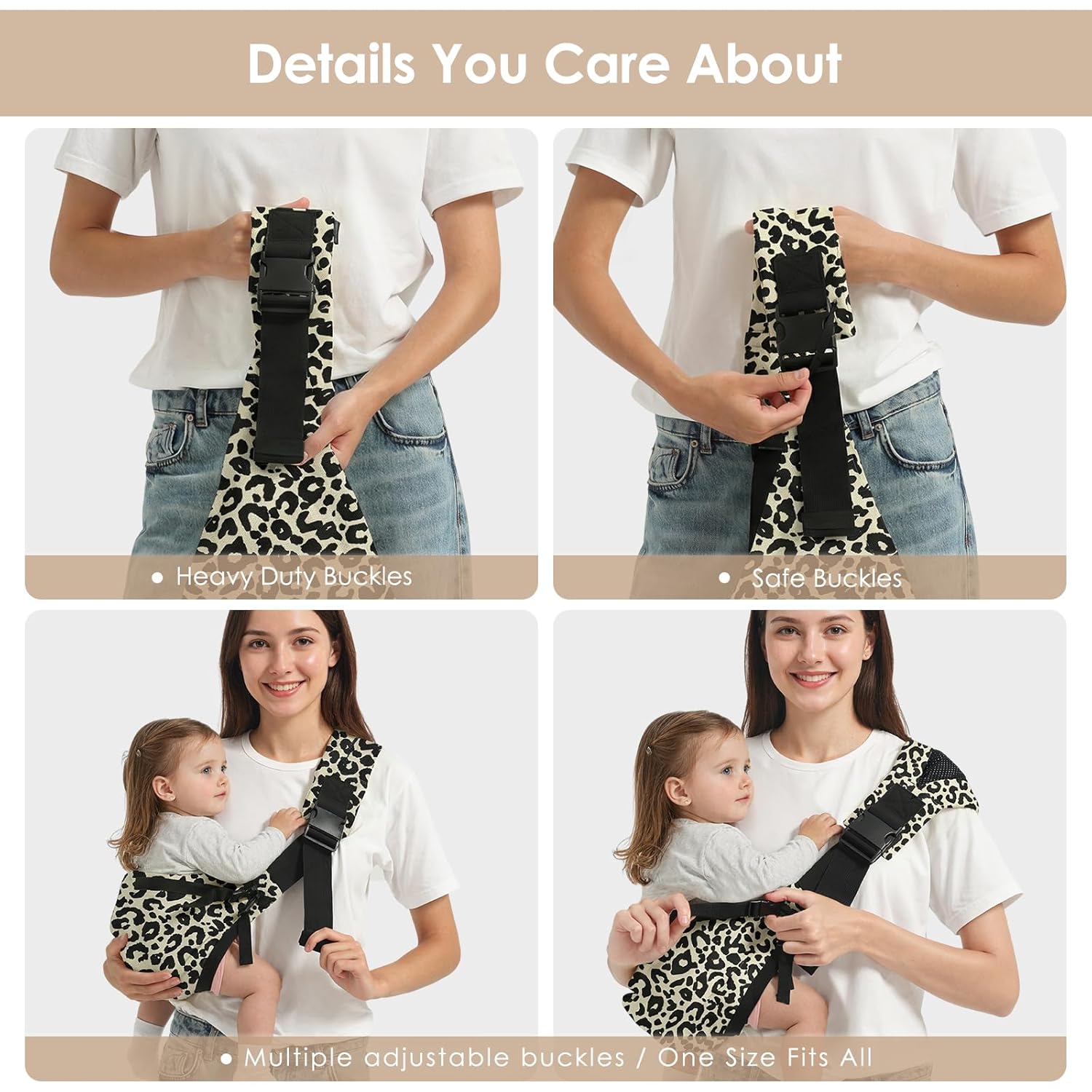 Thumbnail 3 de Shiaon Baby Sling Carrier 8–40 lb