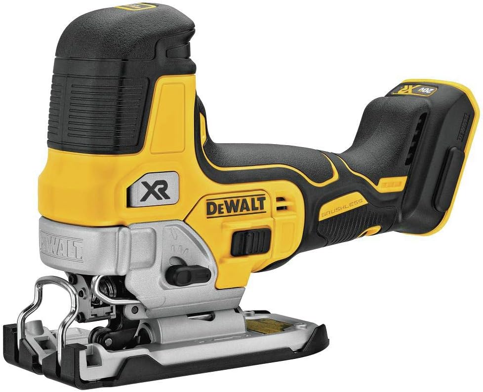 Detalle de DEWALT DCS335B 20V MAX Barrel-Grip Jigsaw, Brushless, Variable Speed