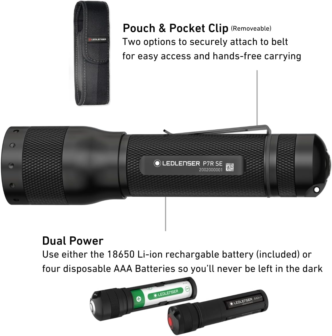Detalle de Ledlenser P7R SE LED Torch 1100 Lumens