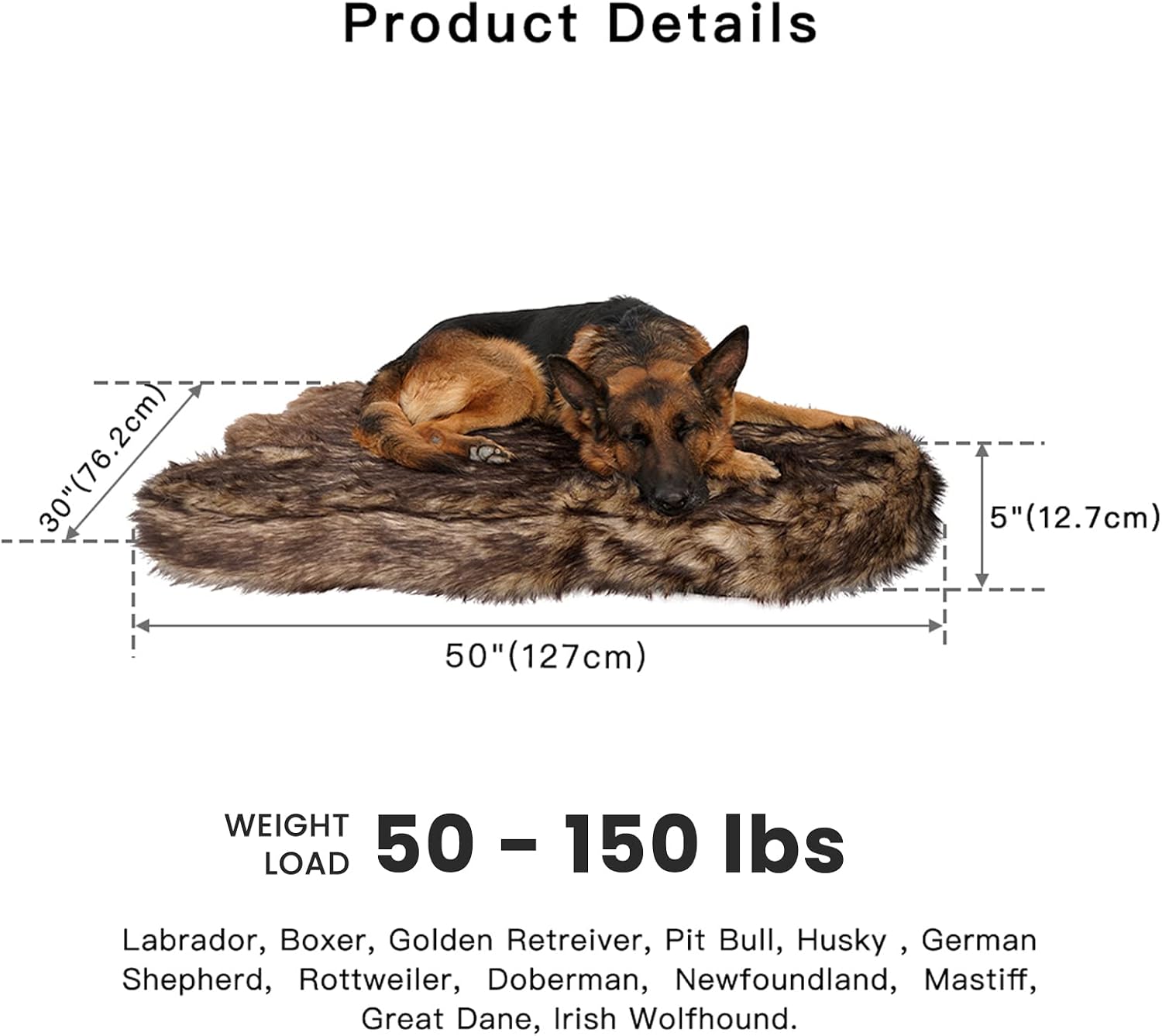 Thumbnail 1 de Laifug memory foam dog bed