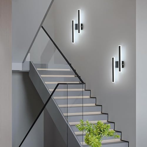 Thumbnail 7 de Aplique Pared Interior LED Comely 32W regulable (3000K/4500K/6000K) – Negro
