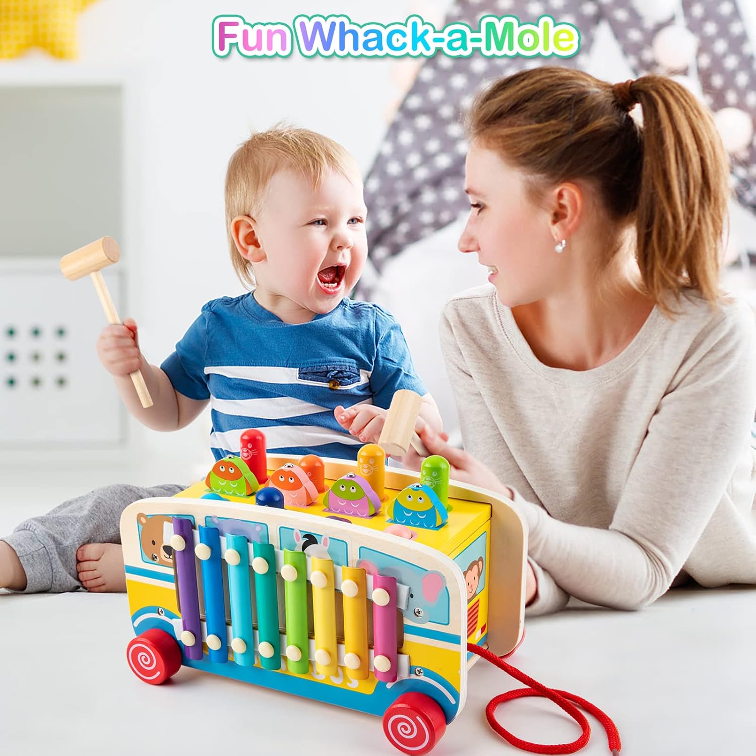 Thumbnail 4 de Sundaymot Giochi Montessori 4 in 1 per bambini 3–6 anni
