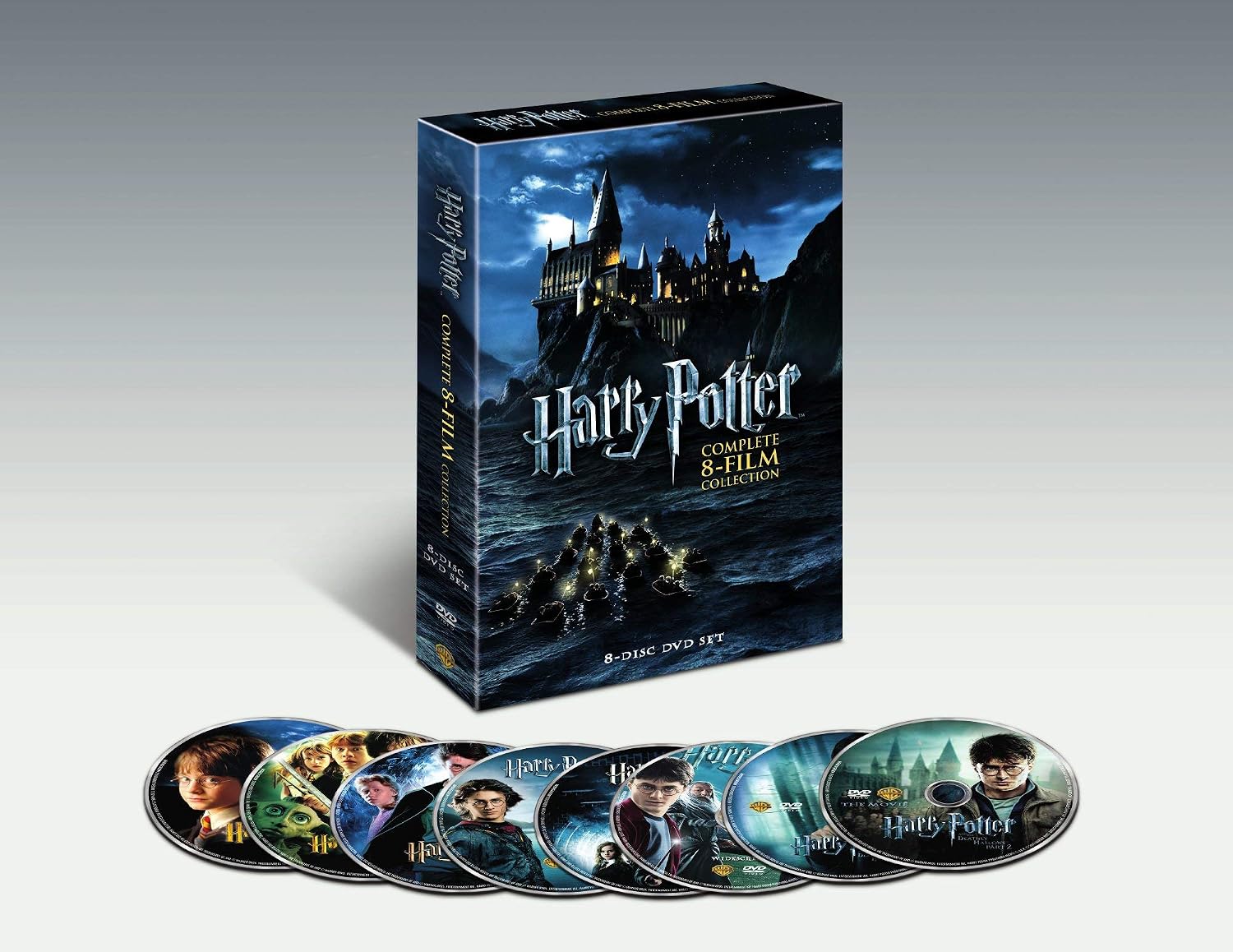 Detalle de Harry Potter 2724589204496 Complete 8-Film DVD Collection, NTSC Widescreen