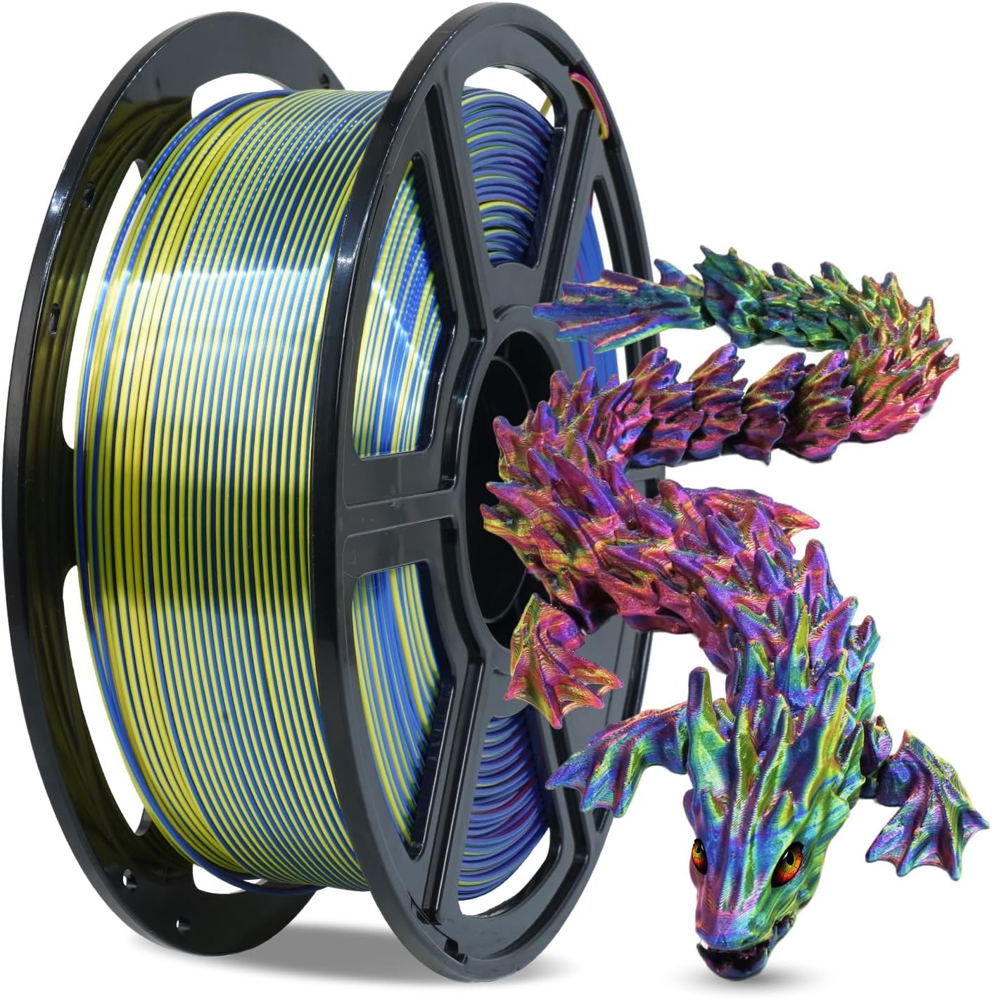 Detalle de FLASHFORGE Silk Tri-Color PLA Filament 1.75mm