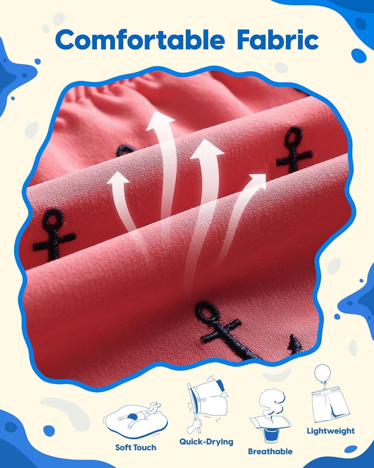 Thumbnail 5 de maamgic Boys Swim Trunks: Versatile Toddler & Youth Swimwear With Quick-Dry Comfort