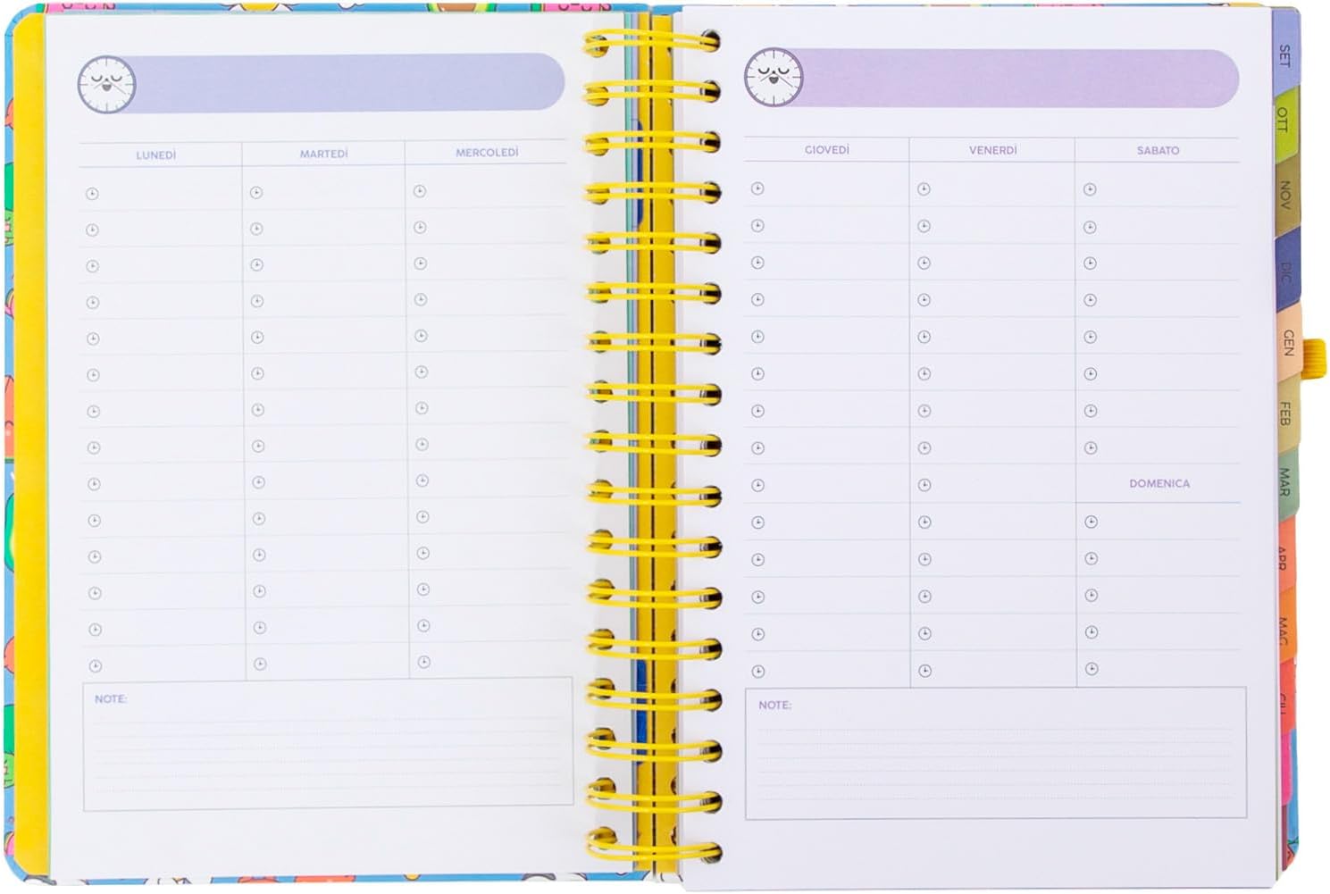 Detalle 2 de Diario scolastico Mr. Wonderful 2026-27 Giornaliero – Nel mio mondo: pianificazione quotidiana con stile