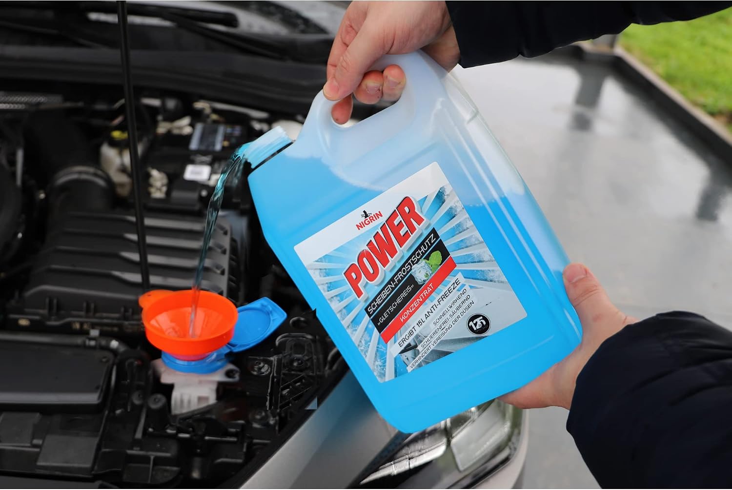 Detalle 2 de Nigrin POWER Scheiben-Frostschutz 5 L