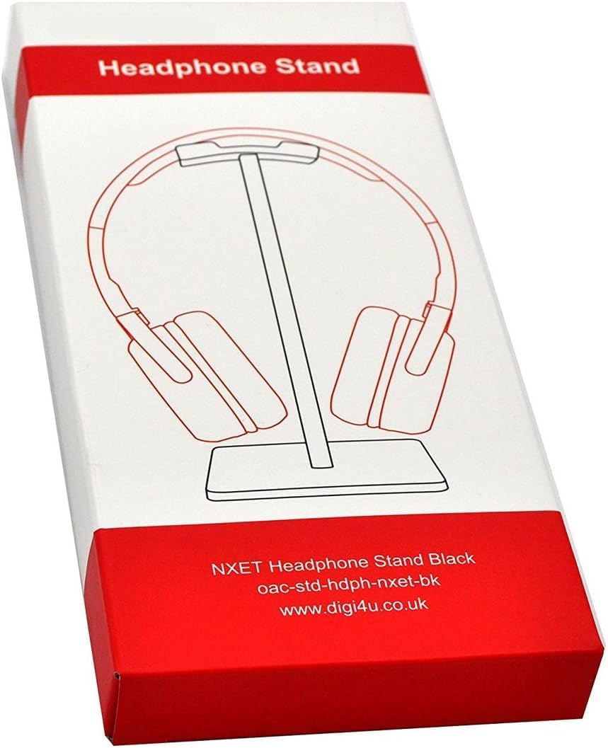 Thumbnail 3 de NXET Universal Aluminium Headphone Stand for Gaming & Everyday Headsets (Black)
