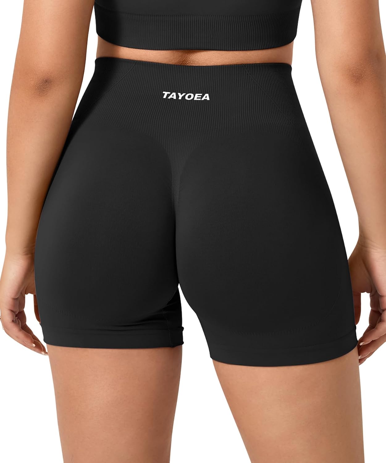 Detalle 2 de TAYOEA Sport Short Damen – Scrunch Butt Lifting, Seamless Push Up Gyms Short