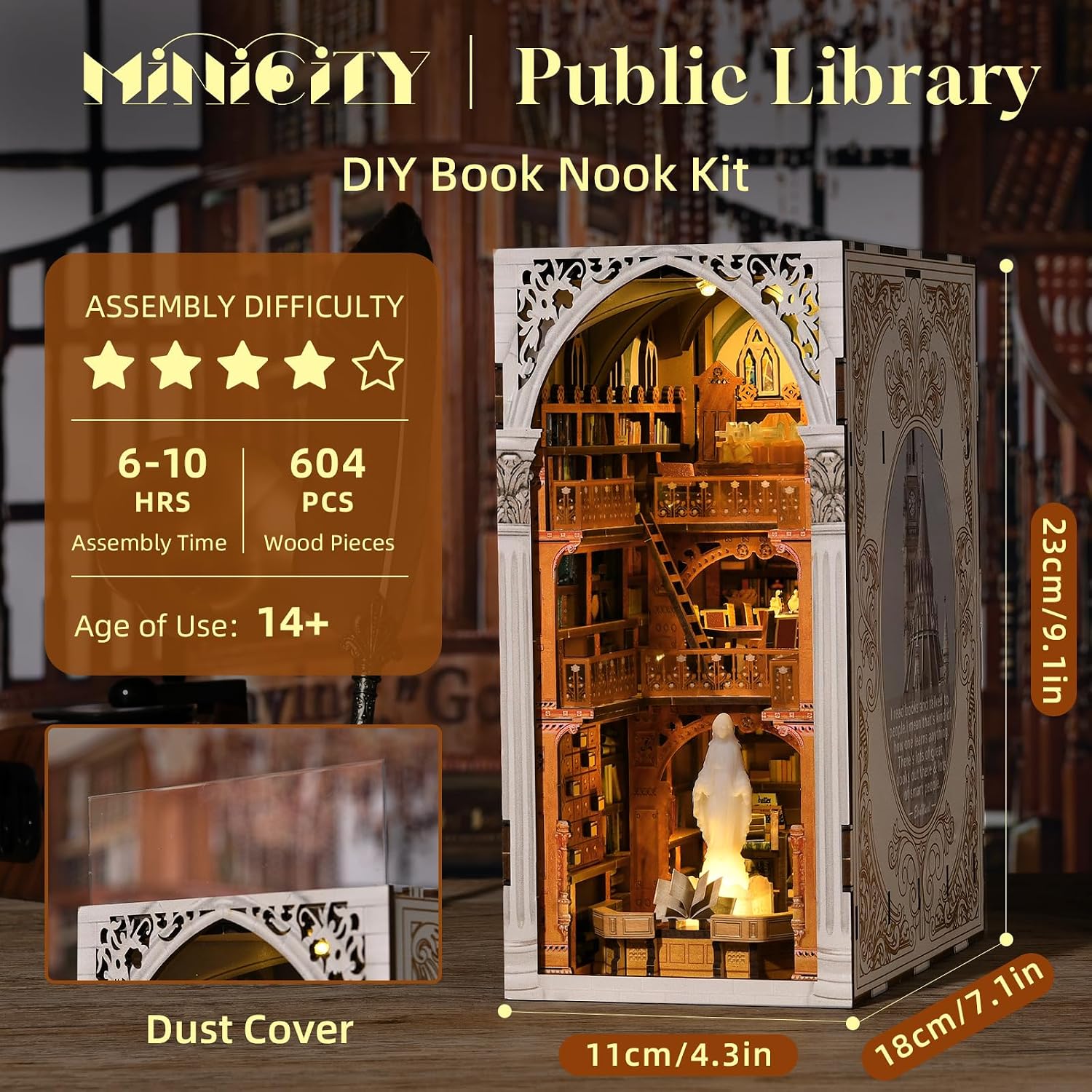 Detalle 2 de MiniCity Book Nook Kit
