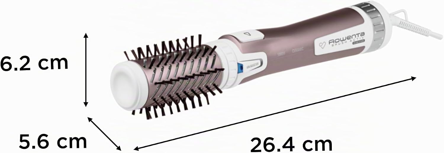 Detalle 2 de Rowenta Brush Activ Premium Care CF9540F0 — brosse rotative 2 accessoires 🎀