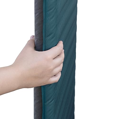 Detalle 2 de outdoorer Trek Bed 3 Selbstaufblasbare Isomatte Grün – leichter Komfort für Trekking und Camping