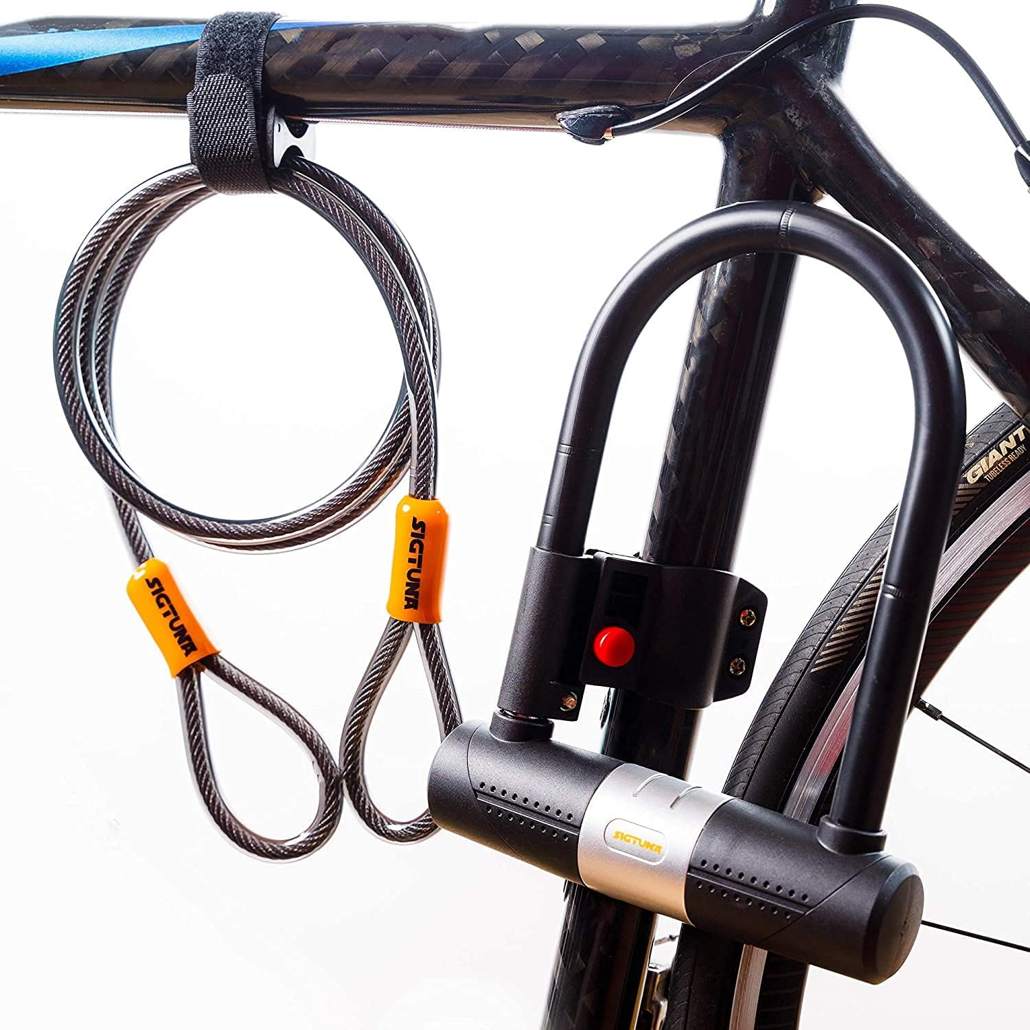 Detalle de SIGTUNA Candado Bicicleta 1,2 m 🔒🚲📦📎📌📍📗📘📙📕📔