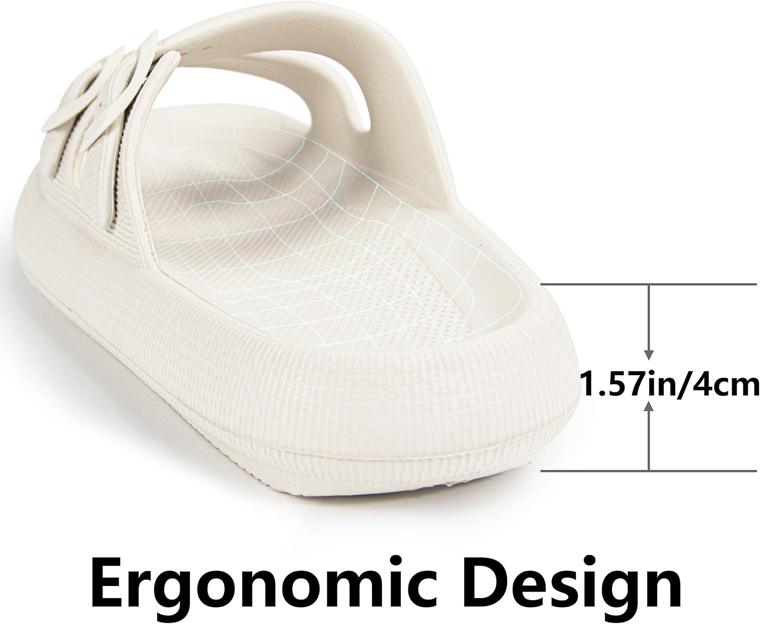 Thumbnail 2 de Weweya Pillow Slippers EVA Double-Buckle Adjustable Slides