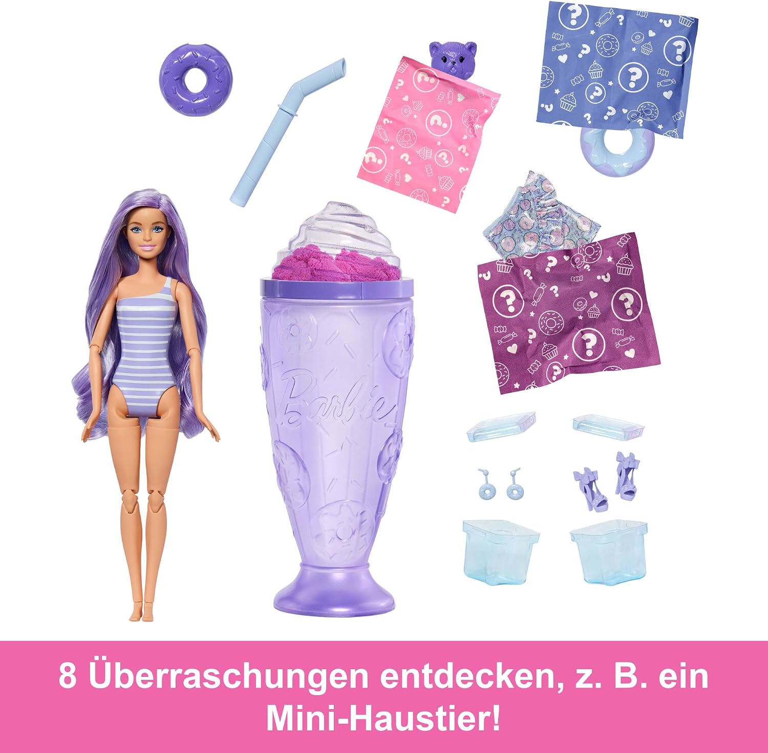 Thumbnail 1 de Barbie Pop Reveal Treat-Serie Donut Dreams 8 Überraschungen 🍩