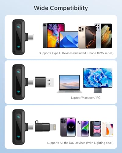 Thumbnail 6 de Wireless Lavalier Microphone for iPhone, iPad, Android Phone by WARM BOX