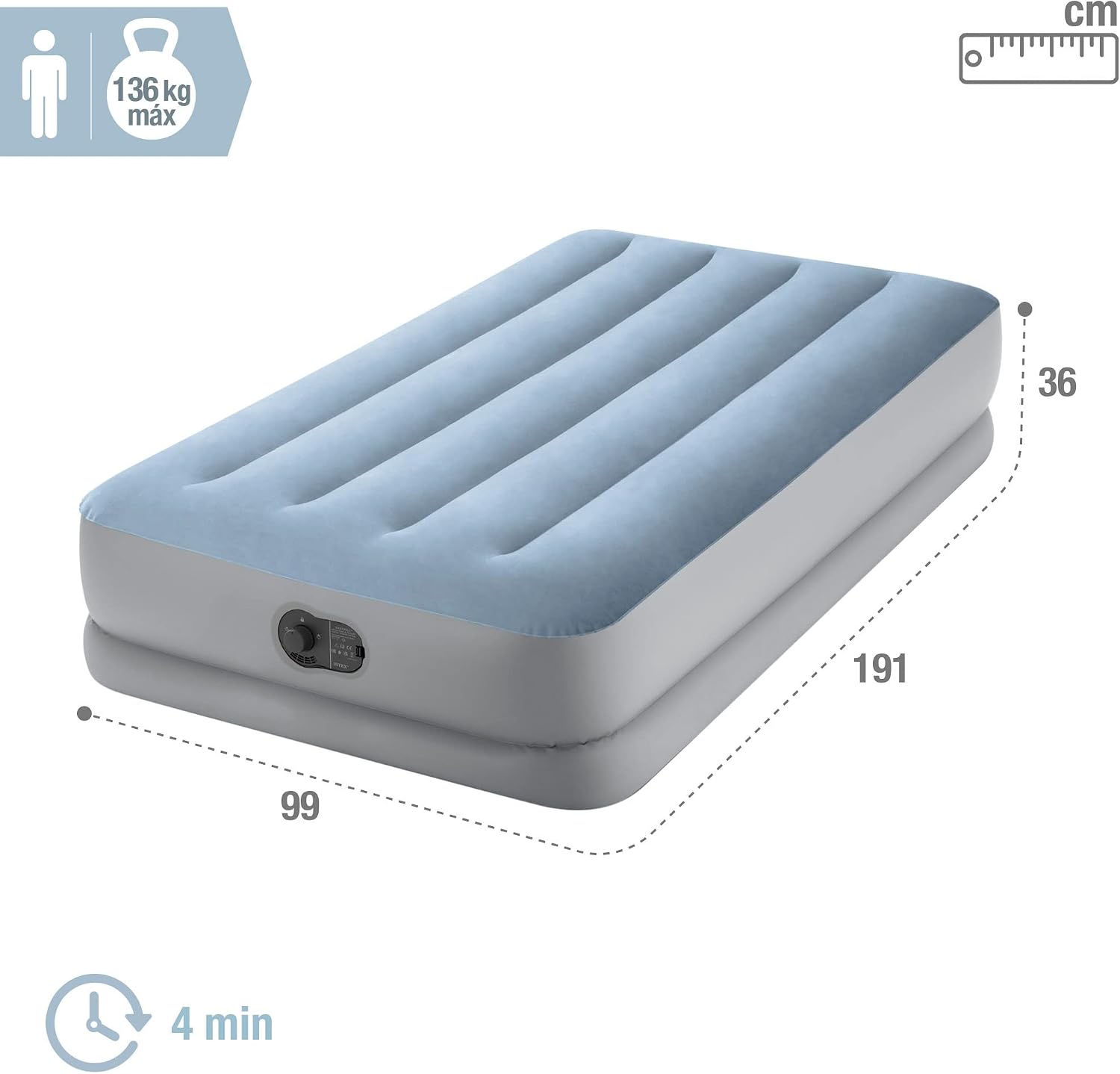 Detalle 2 de Intex Twin Dura-Beam Comfort 64157 Air Bed