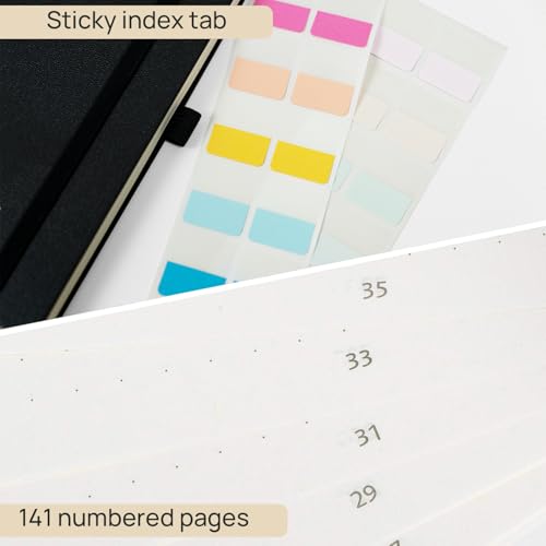 Thumbnail 4 de POPRUN Quaderno a spirale A5 con puntini, 141 pagine 📒