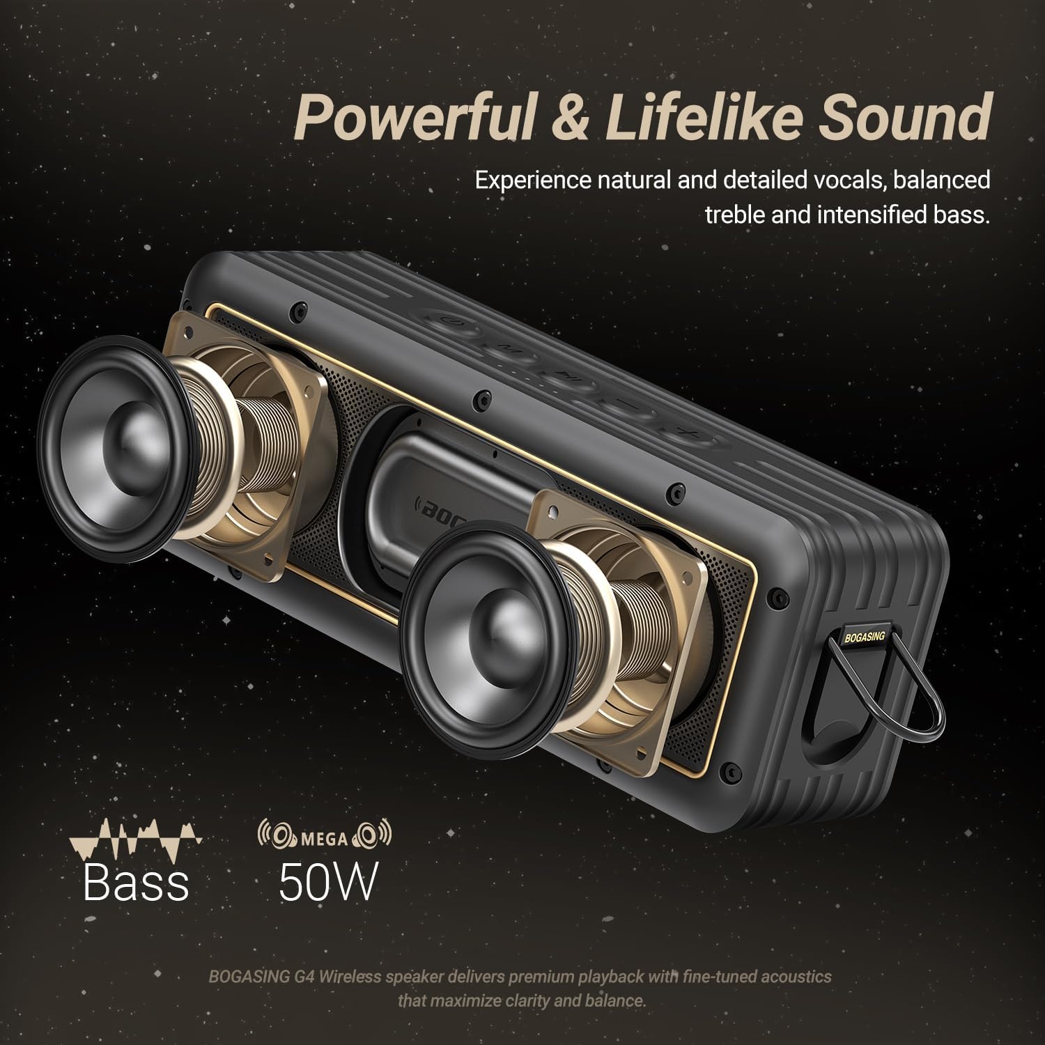 Thumbnail 1 de BOGASING G4 Bluetooth Speaker 50W