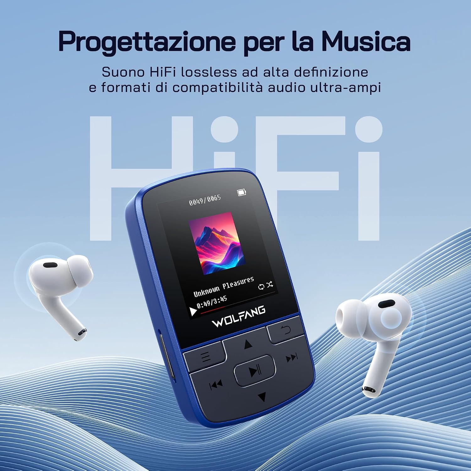 Thumbnail 2 de WOLFANG WMP01 Lettore MP3 64 GB
