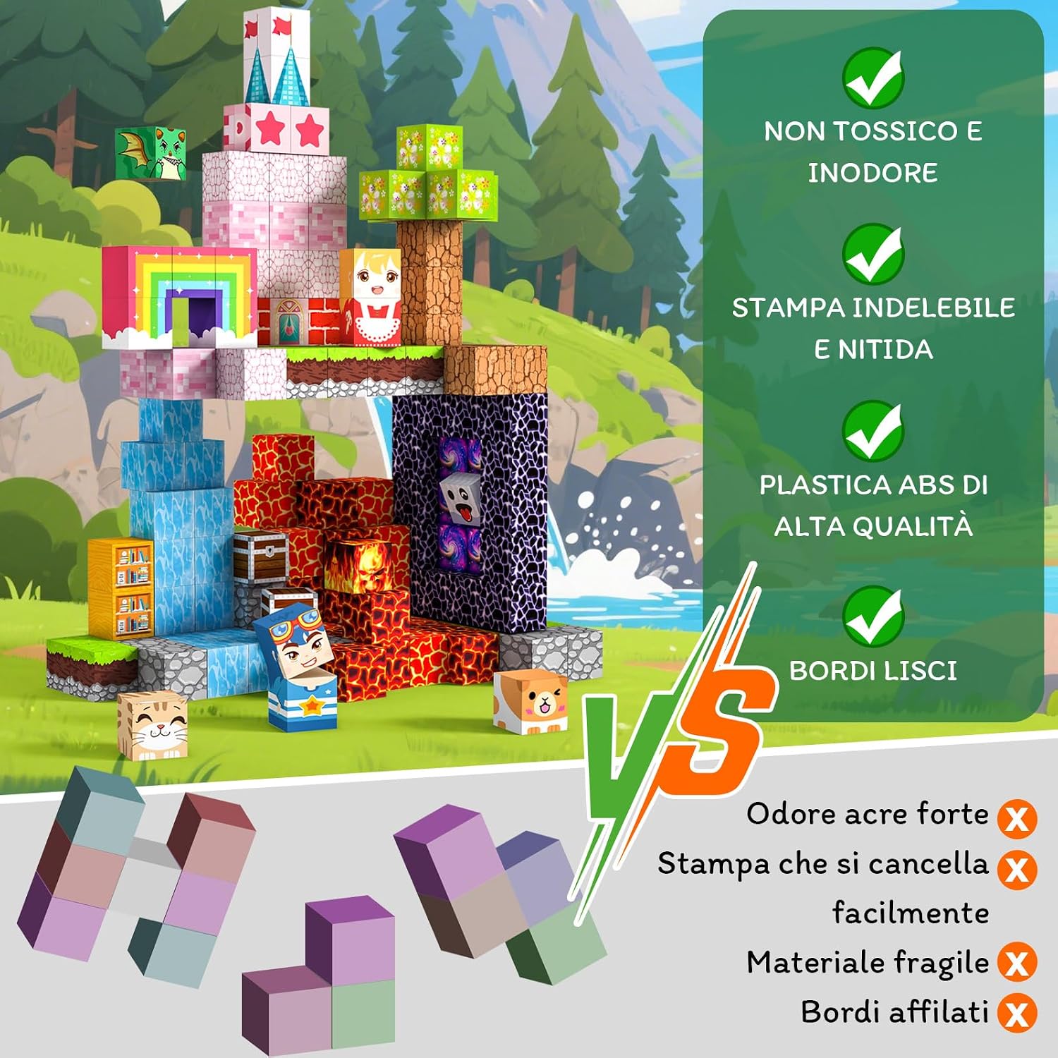 Thumbnail 4 de Crifeton 150 PCS Costruzioni Magnetiche 2 cm