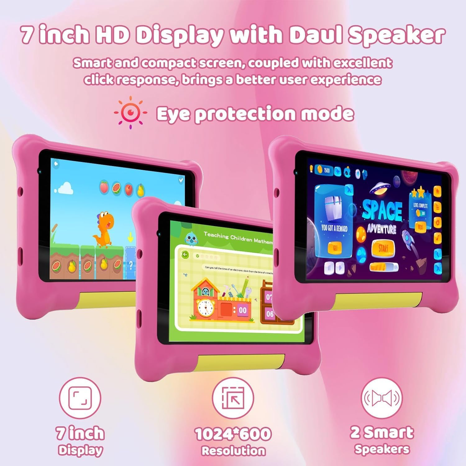 Detalle de Whitedeer Kids Tablet 7 inch Android 13