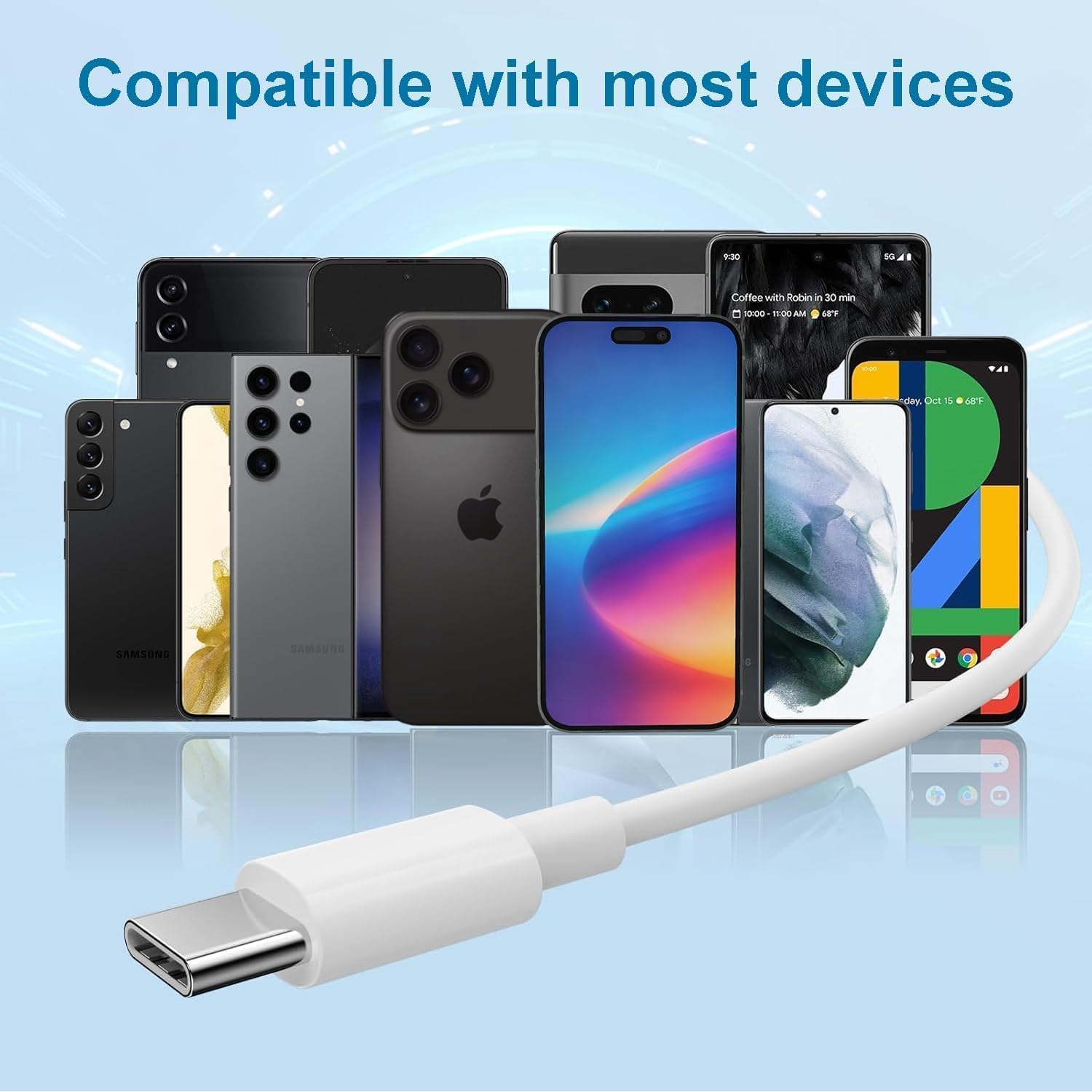 Thumbnail 4 de UmiMirari USB‑C Kopfhörer für iPhone 17/16/16e/15 Pro Max – In‑Ear mit Kabel, Mikrofon und Lautstärkeregler