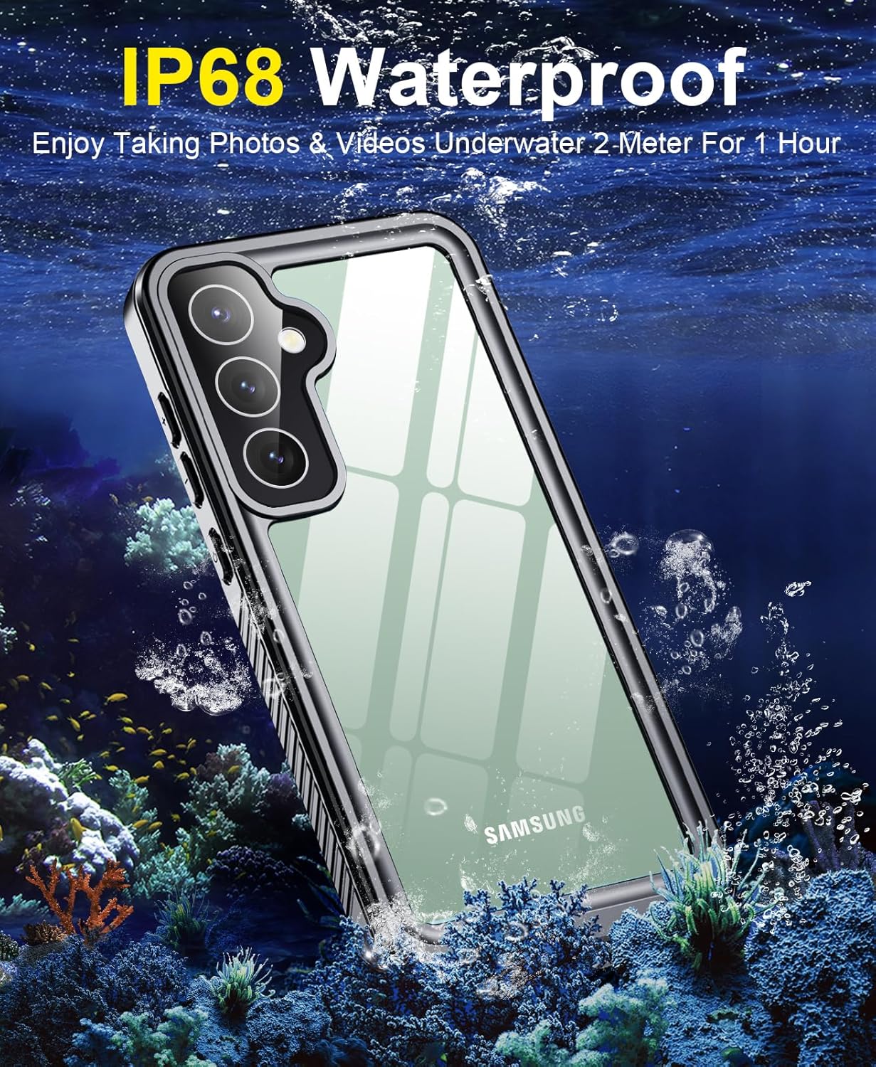 Thumbnail 2 de Beeasy Waterproof 360° Heavy Duty Case for Samsung Galaxy S24 (6.2 inch) with Built-in Screen Protector
