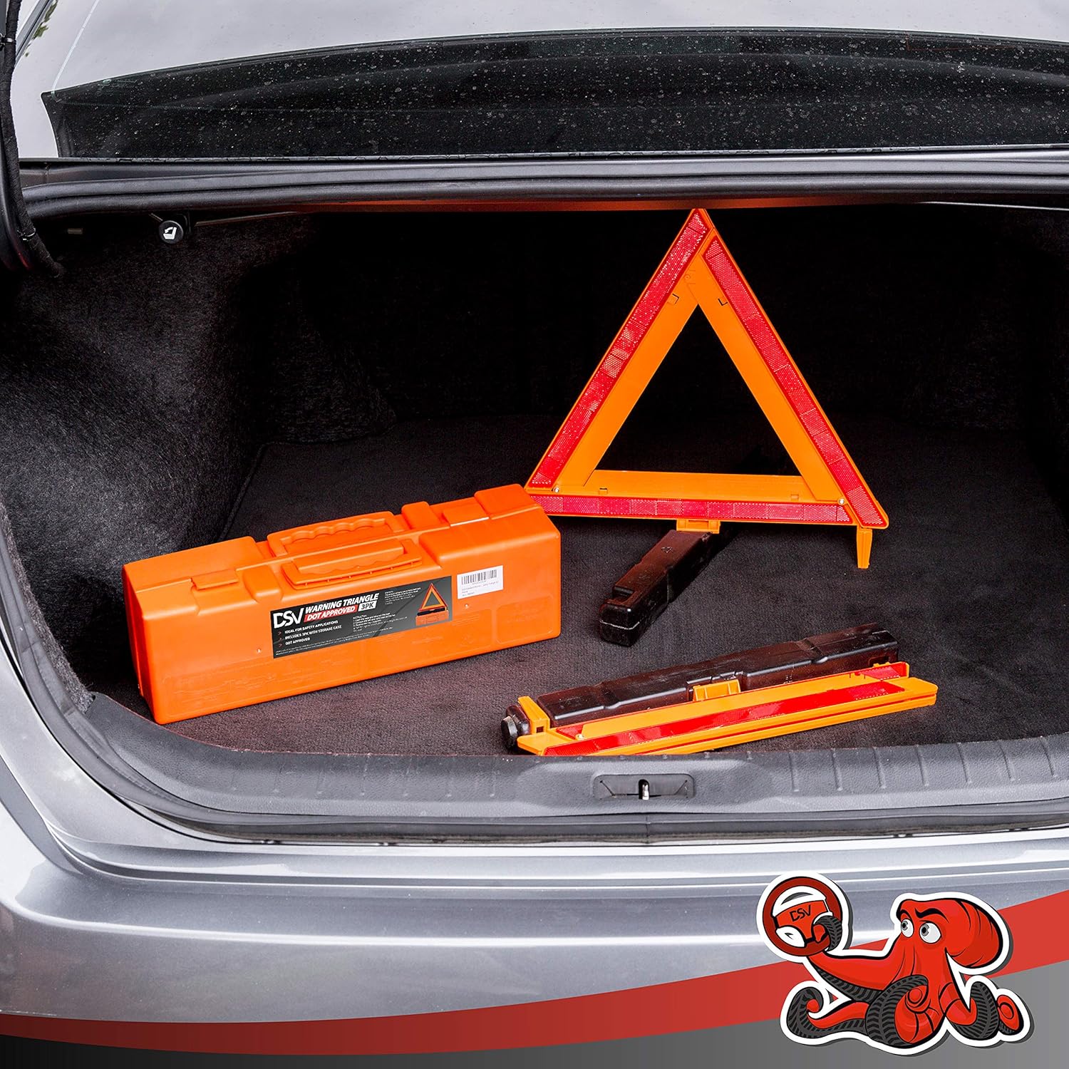Detalle 2 de DSV Standard Warning Triangles 3 Pack